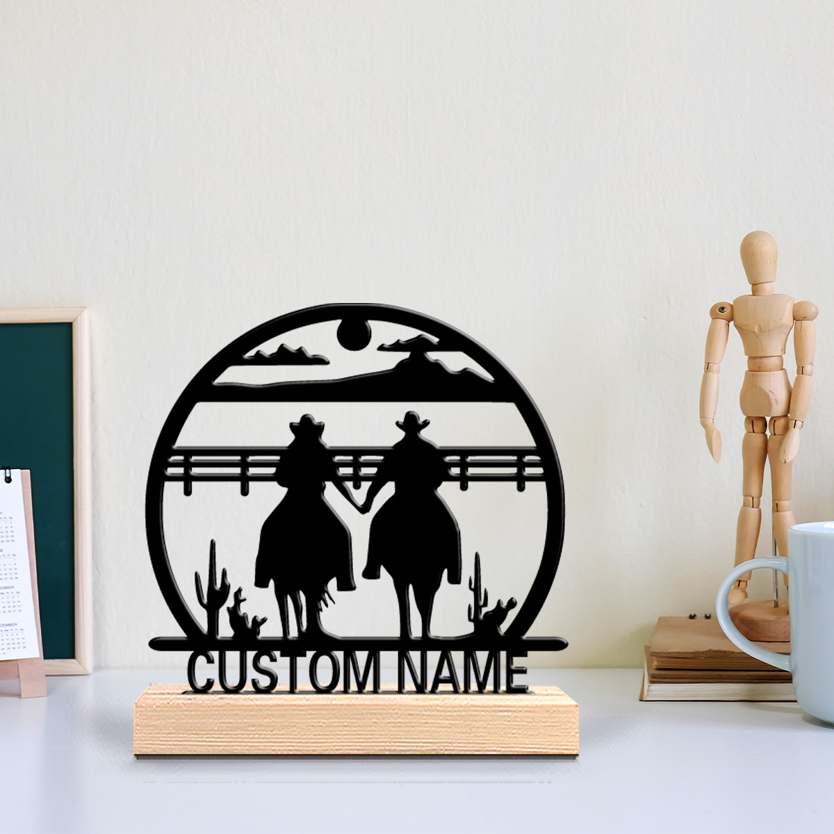 Farming A - 1pc Creative farm Personalized Letter Metal