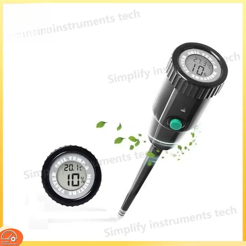 Hydroponic Farming Agriculture - Digital Soil Moisture Meter Temperature Humidity