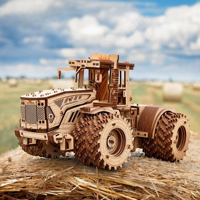 Agriculture Farming Kit - Heavy Duty Farm Tractor Wooden Puzzle