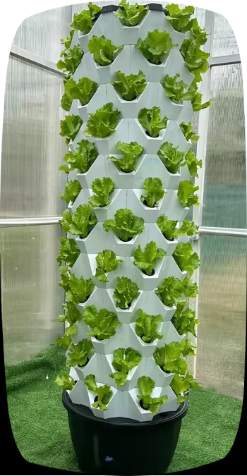 Vertical Garden Tower Wheels M - đánh giá và giá Hydroponic Farming Agriculture