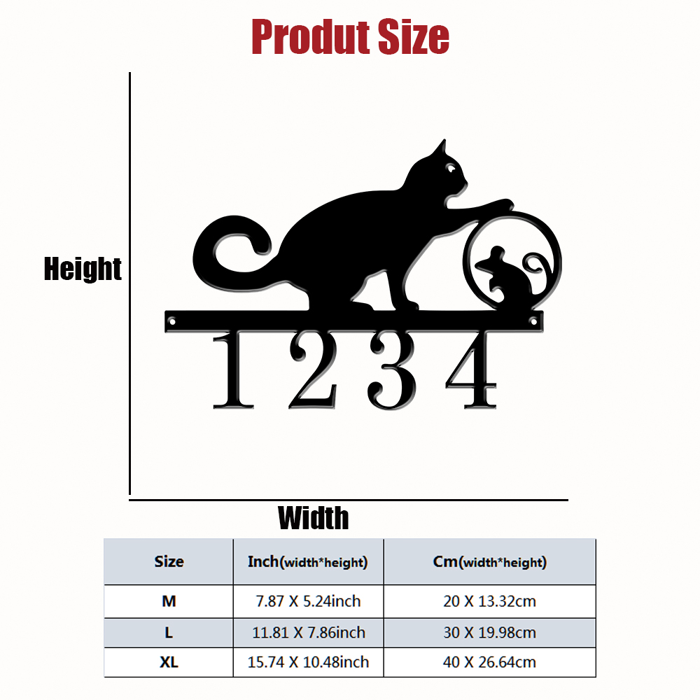 1Pc Custom cat Metal Door Stre - đánh giá và giá Farming A