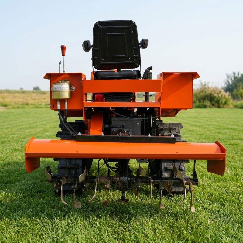Crawler 4WD Rotary Tiller 35HP - đánh giá và giá Agriculture Farming Equipments