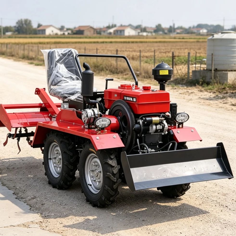 Customized 4‑Wheel 4WD Rotary  - đánh giá và giá Agriculture Farming Equipments